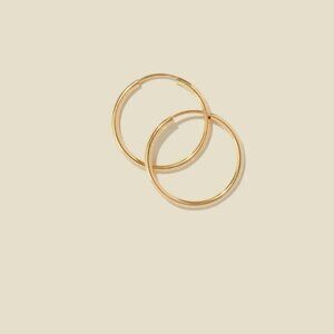 Live In Hoop Earrings 16 mm - Made by Mary